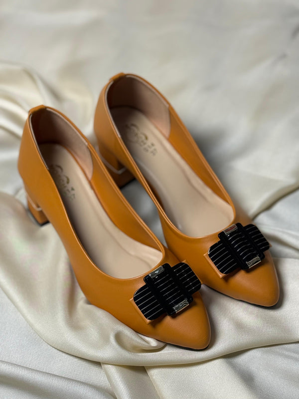 SERENELUXE HEELS - BLACK | ORANGE | PINK